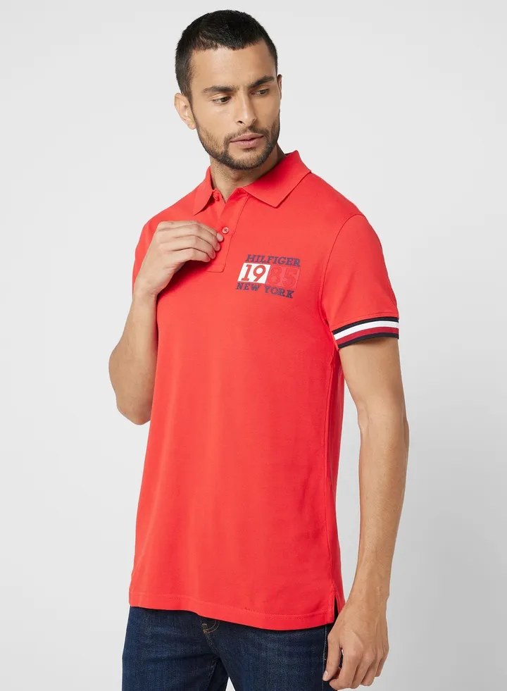 Logo Slim Fit Polo