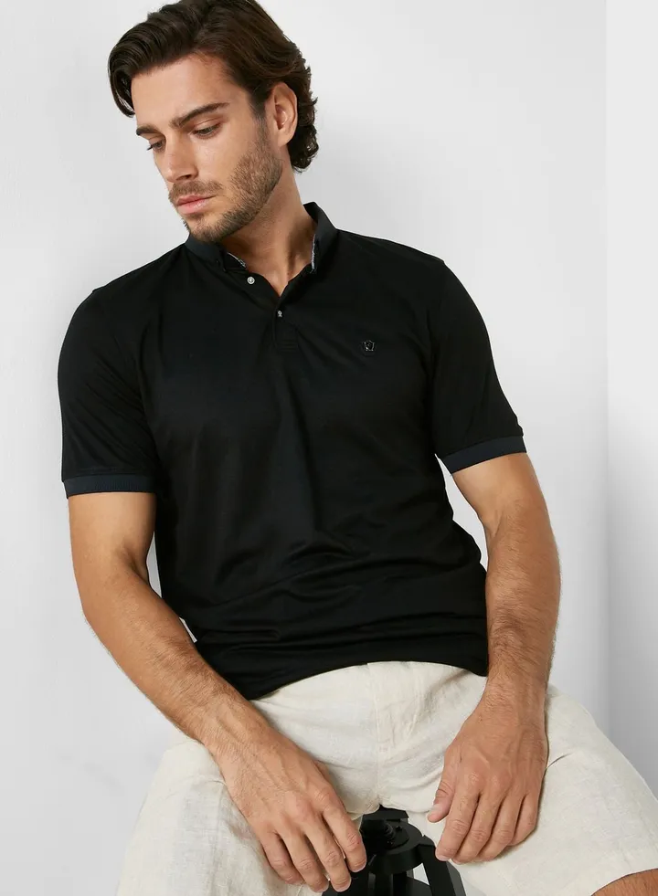 Slub Polo Shirt