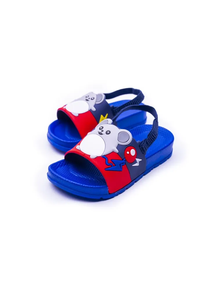 Onda DSN4 blue & Red Sandal for Babies