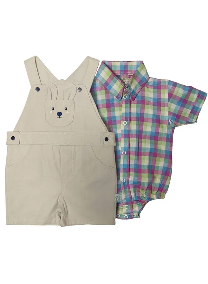 Baby Boys Set - Jumpsuit & Shirt
