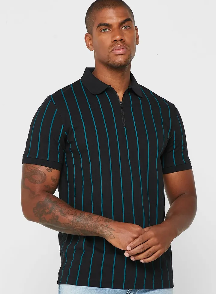 Striped Polo Shirt