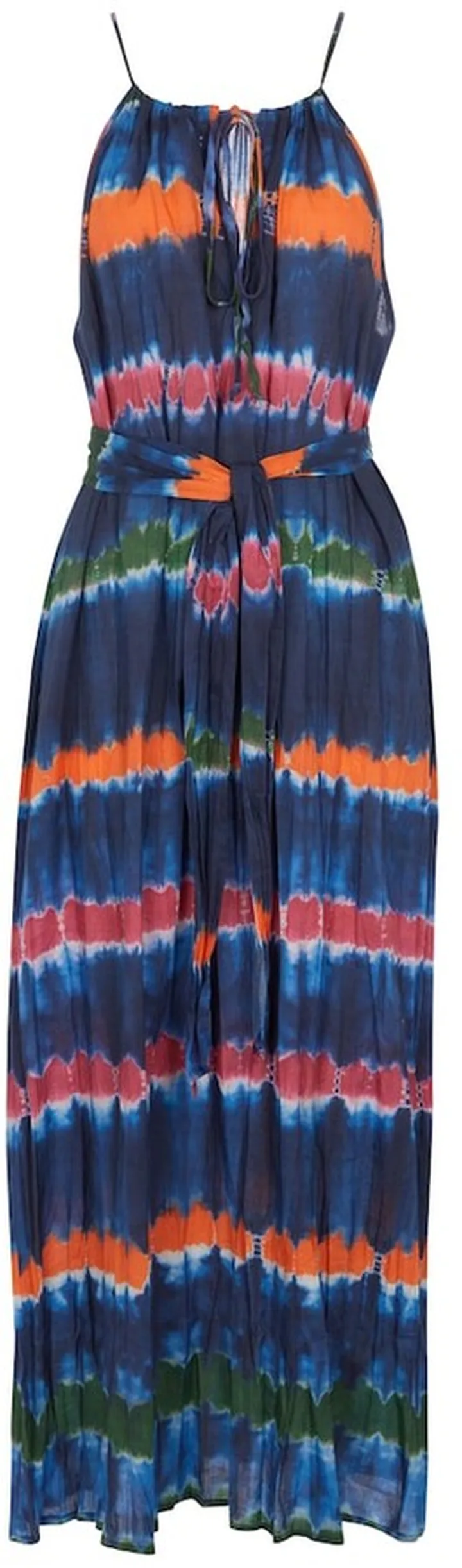 Valda striped cotton maxi dress