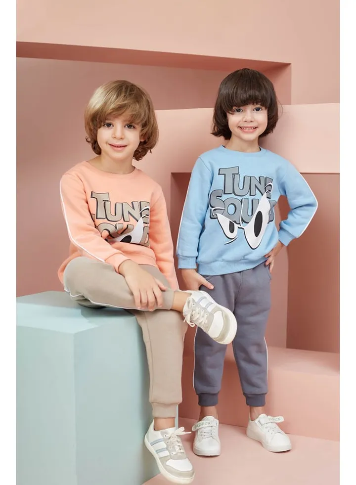 Boys Printed Cotton Set Pants and T-shirt - Simone