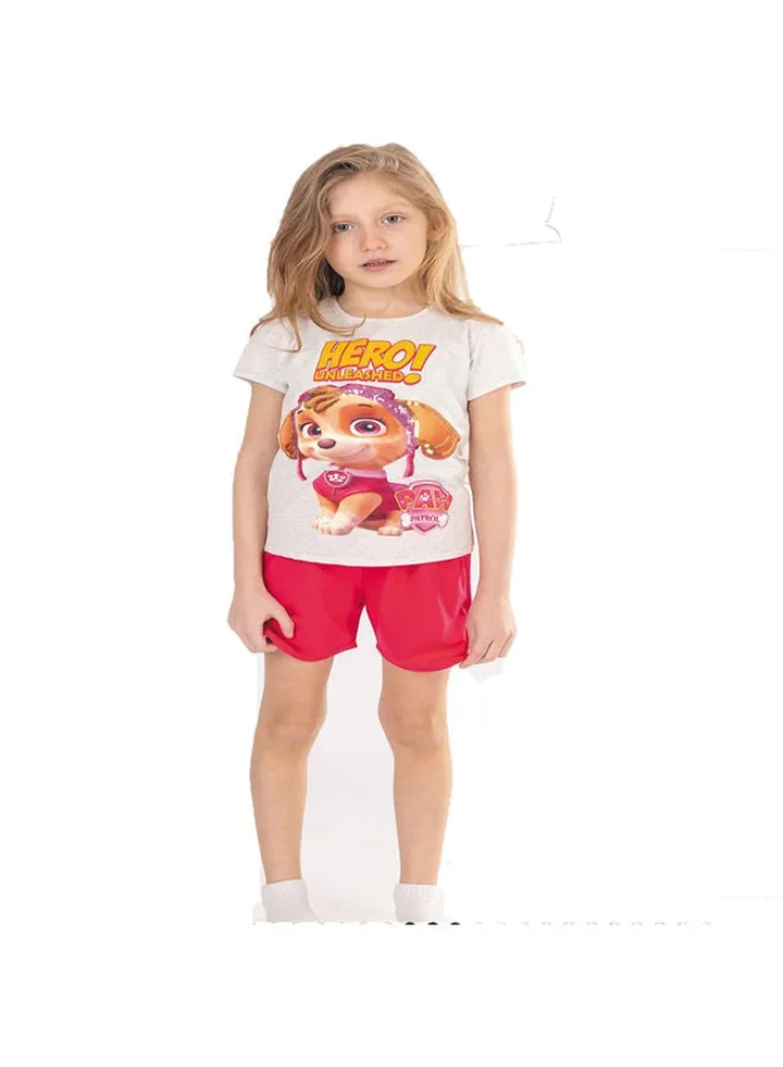 Kids Boys Shorts & T-shirt Set Dino Print