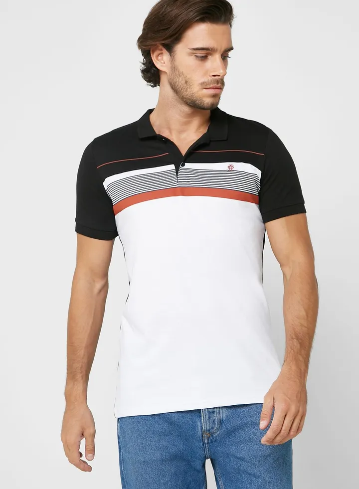 Striped Polo Shirt