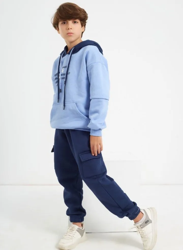 Boys Printed Cotton Set Pants and T-shirt