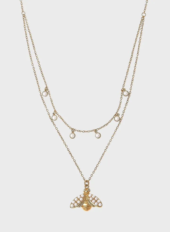 Brass Long Necklace