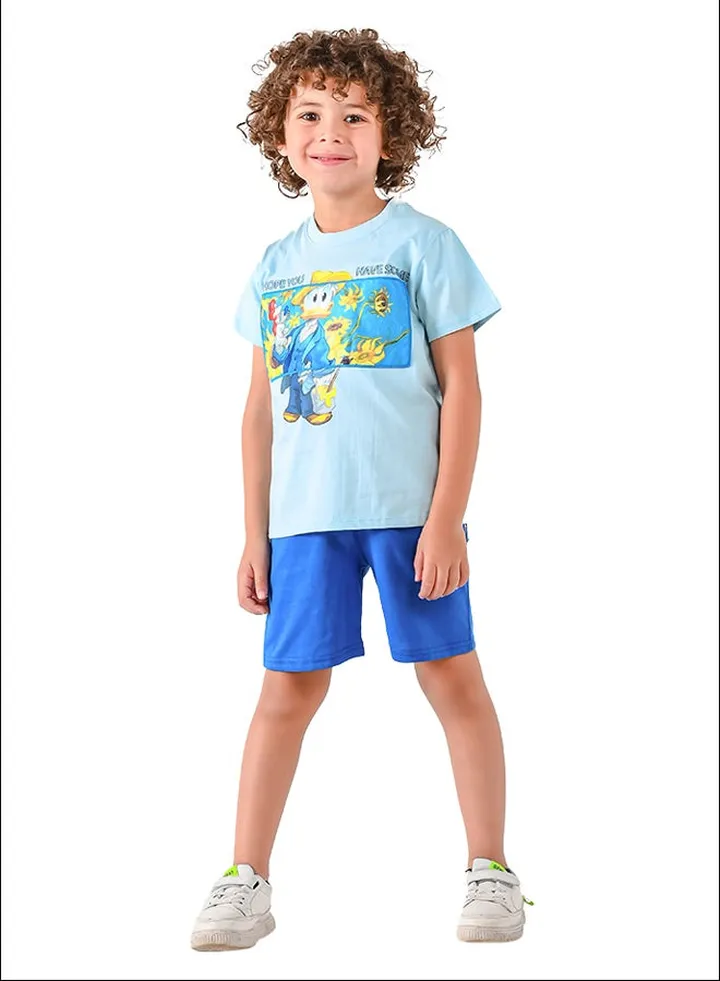 Kids Boys Set Two Pieces Top & Shorts