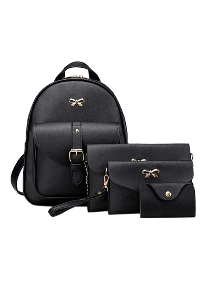 4-Piece Composite Backpack Black