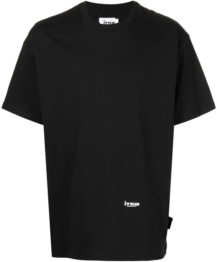slogan-print logo cotton T-shirt