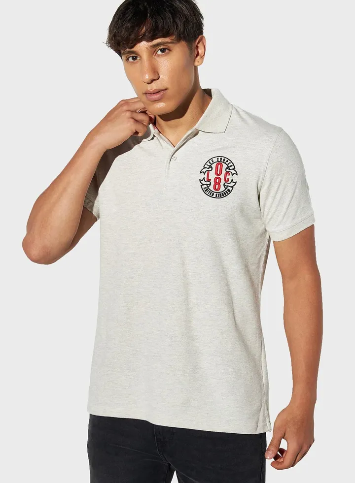 Embroidered Logo Polo