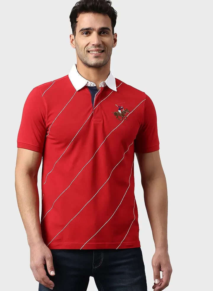 Striped Polo