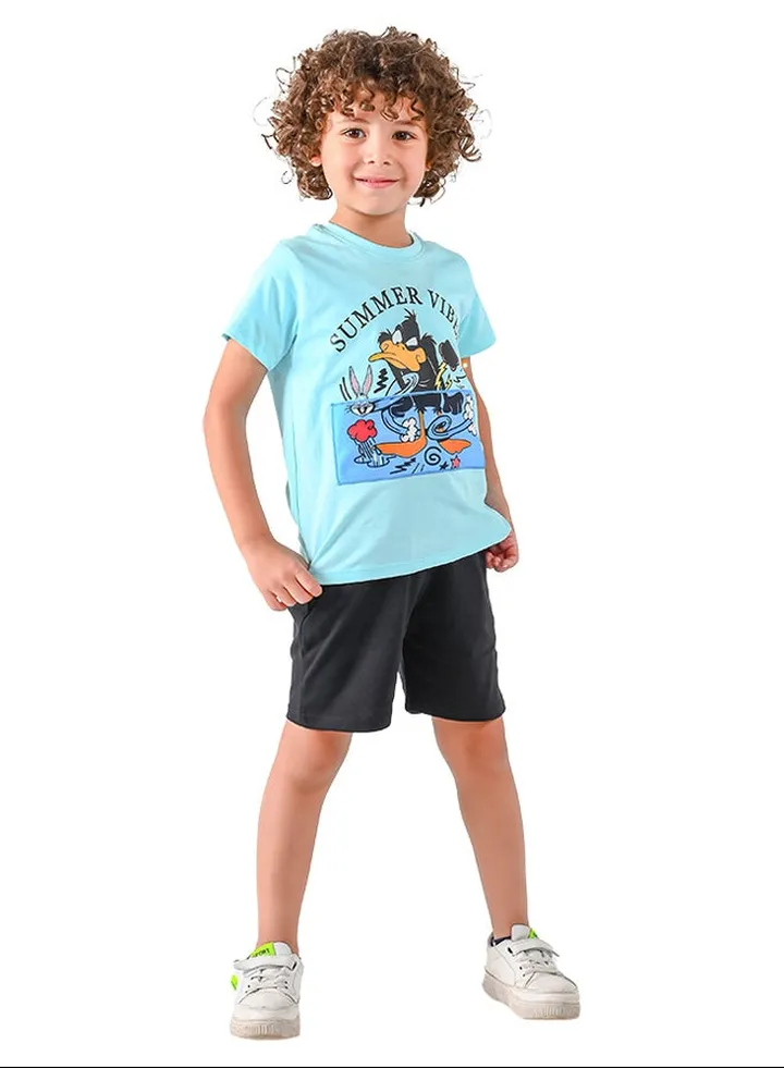 Kids Boys Set Two Pieces Top & Shorts