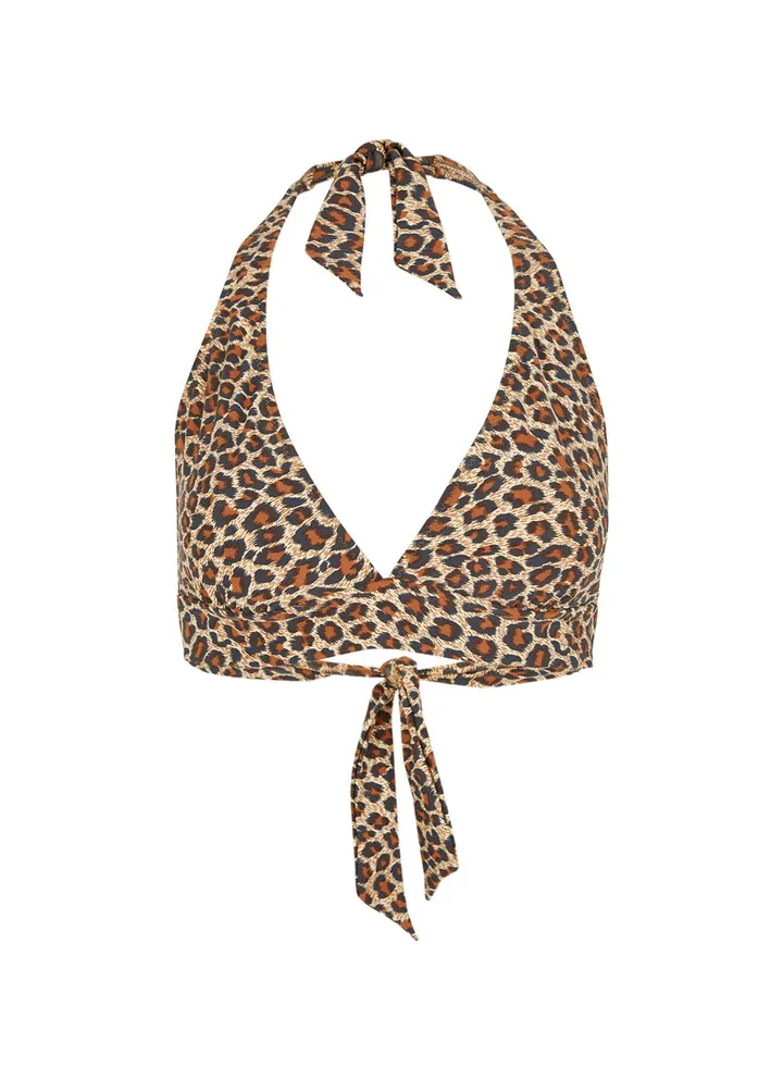 Heartbreaker Bikini Top Brown/Beige