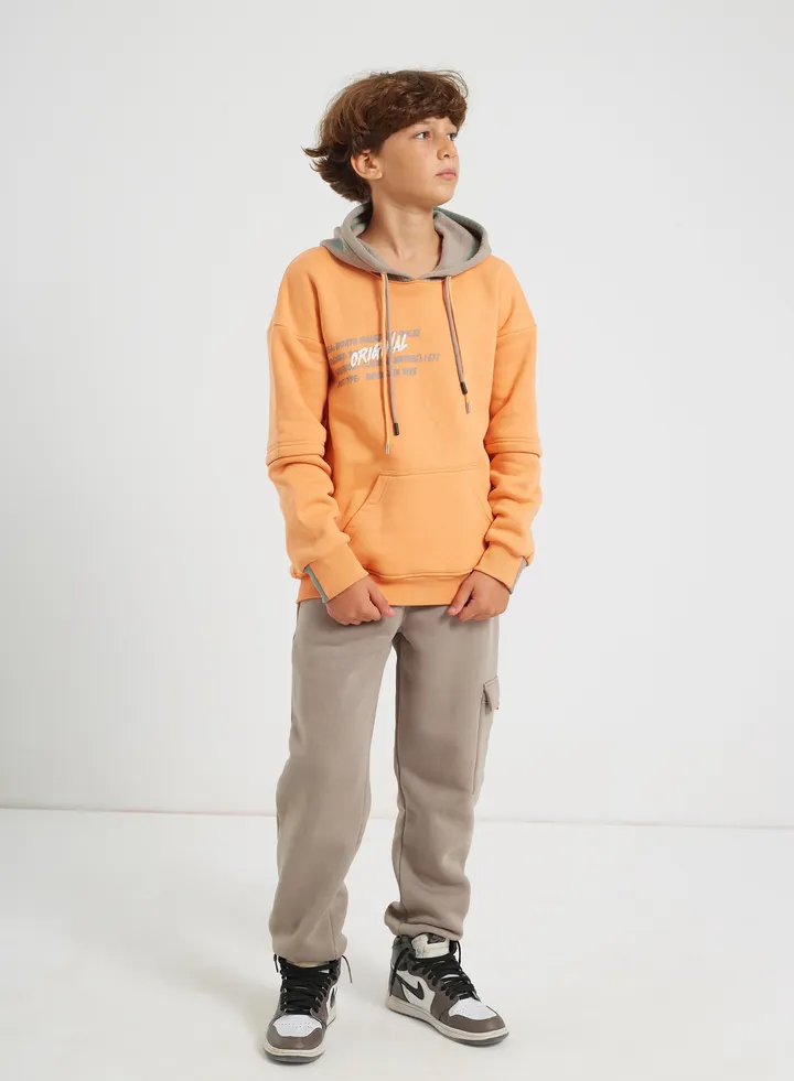 Boys Printed Cotton Set Pants and T-shirt