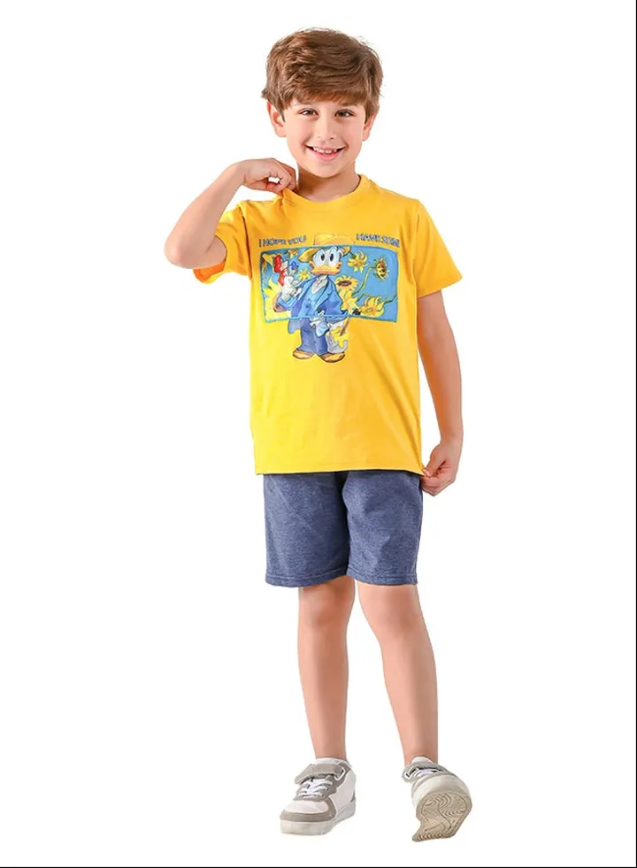 Kids Boys Set Two Pieces Top & Shorts