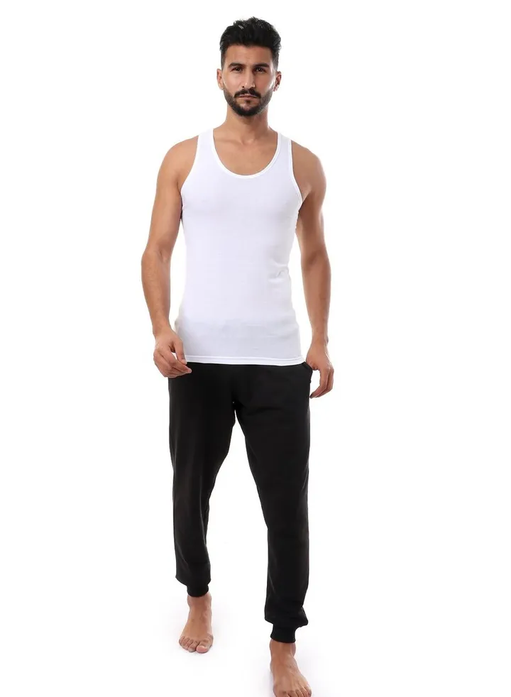 Cottonil Combed Sleeveless - White