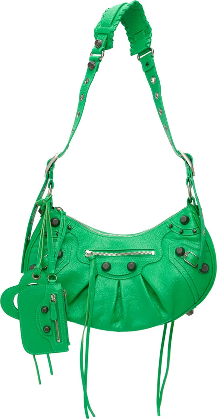 Balenciaga Green Small 'Le Cagole' Bag