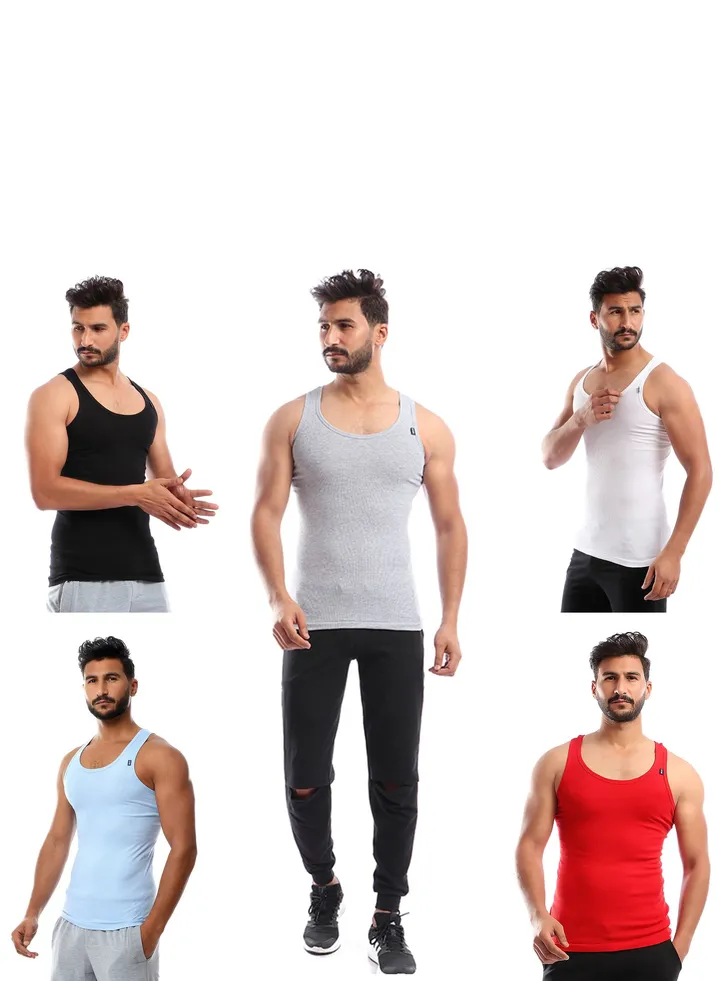 Bundle Of (5) Men Undershirt Derby