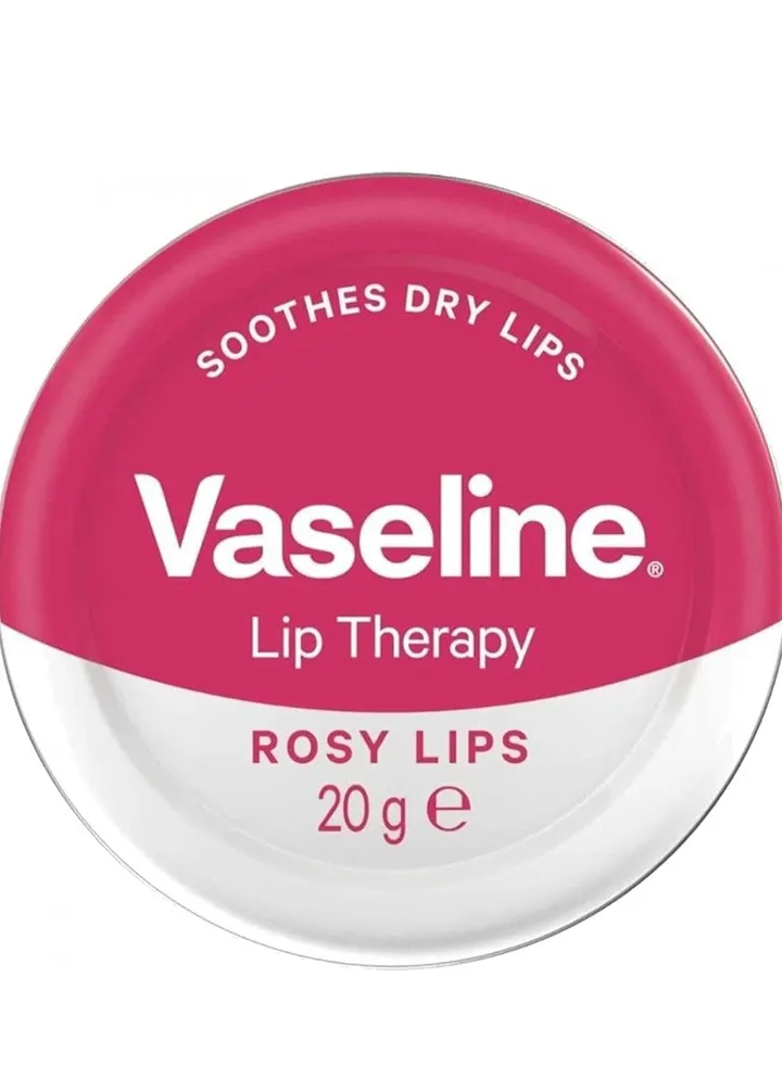 Vaseline Lip Therapy Lip Balm with Rose and Almond Oil, 20 g