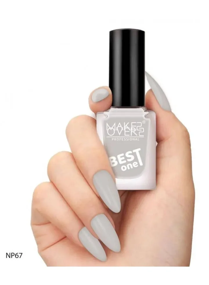 Make Over22 Best One Nail Polish, NP067, White
