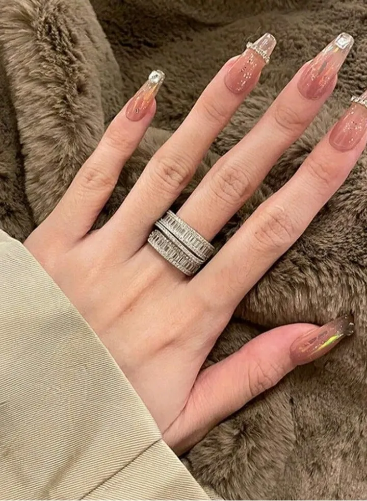 Trendy Silver Plated Ring For Women One Size