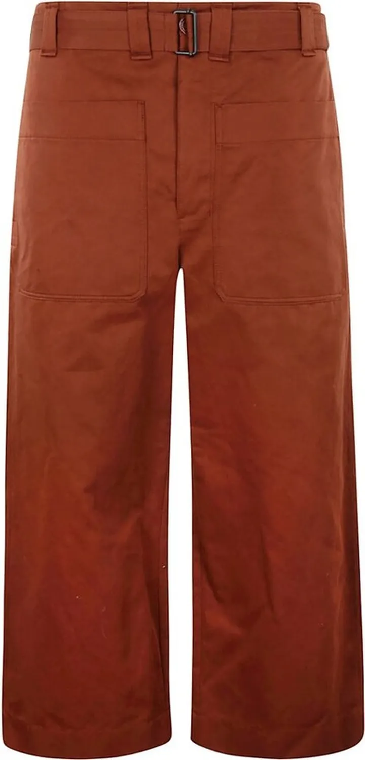 Lemaire Cropped Belted Pants