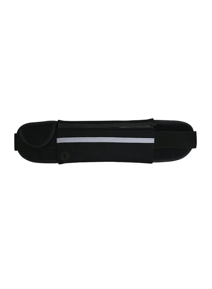 Anti-Theft Sports Zipper Waist Bag Black