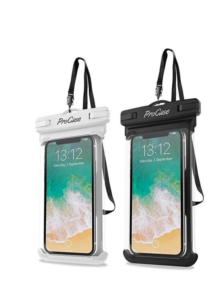 Pack Bingcute Waterproof Phone Pouch Case White Black