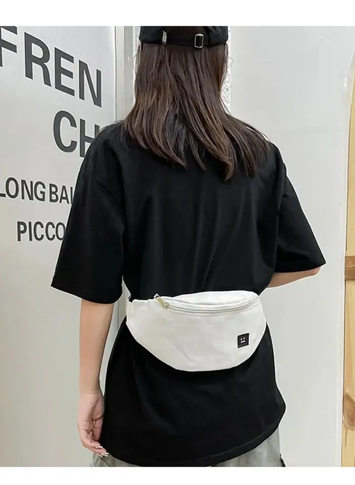 Women Waist Bag Zipper Chest Bag Female Banana Bag Money Pouch Travel Shoulder Purse Belly Pocket Hip Bag