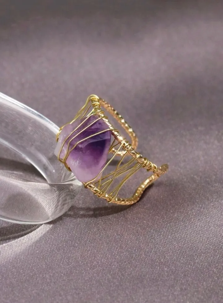 Gold & Purple Ring