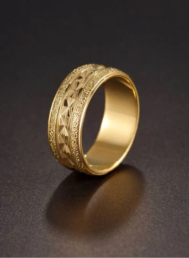 Elegant Stainless Steel Ring For Women Size 7