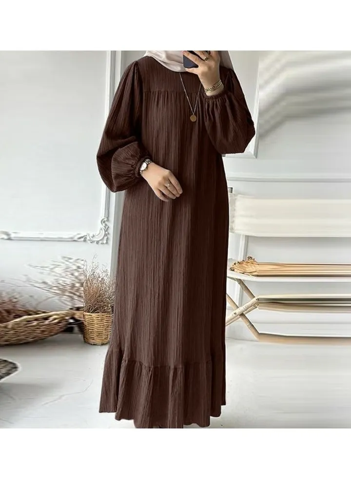 Muslim Fashion Long sleeved Retro Robe