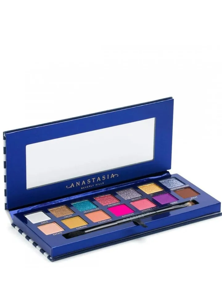 Anastasia Beverly Hills Riviera Eyeshadow Palette, Metallic, Matte, Powder