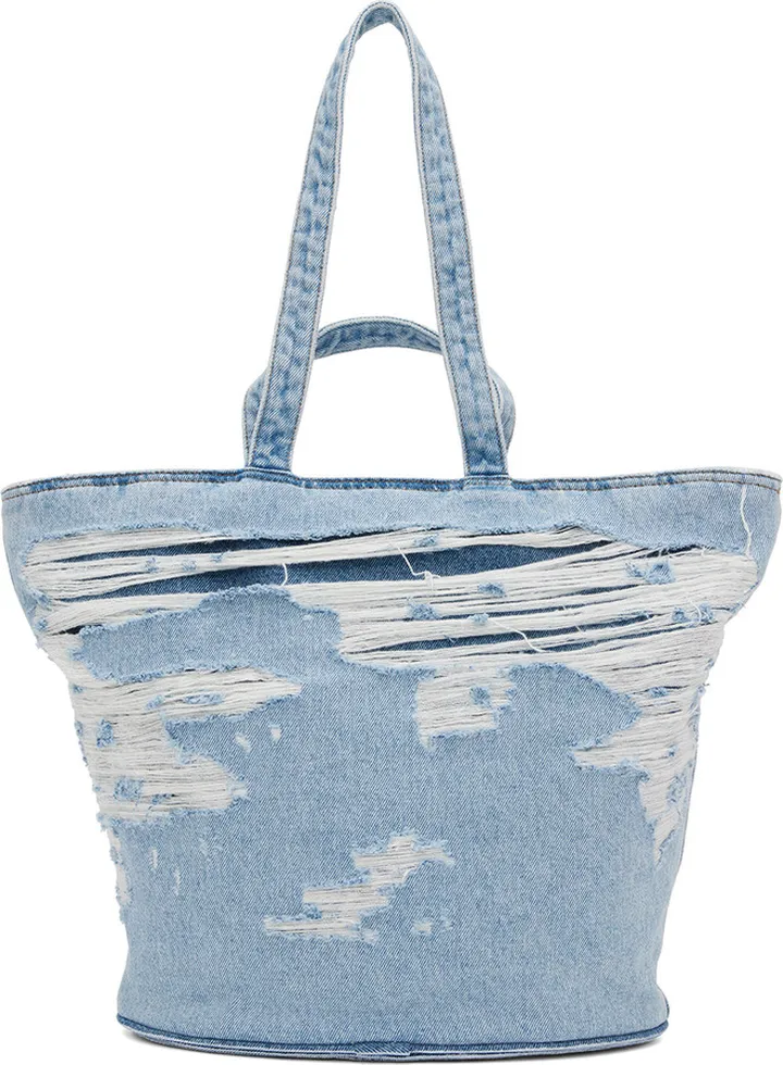 Diesel Blue Tyger Shopper Tote