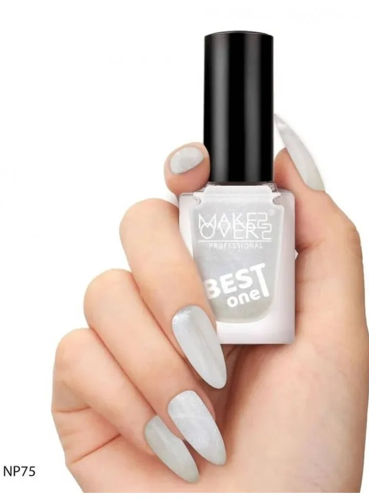 Make Over 22 Best One Nail Polish - No. NP075, White