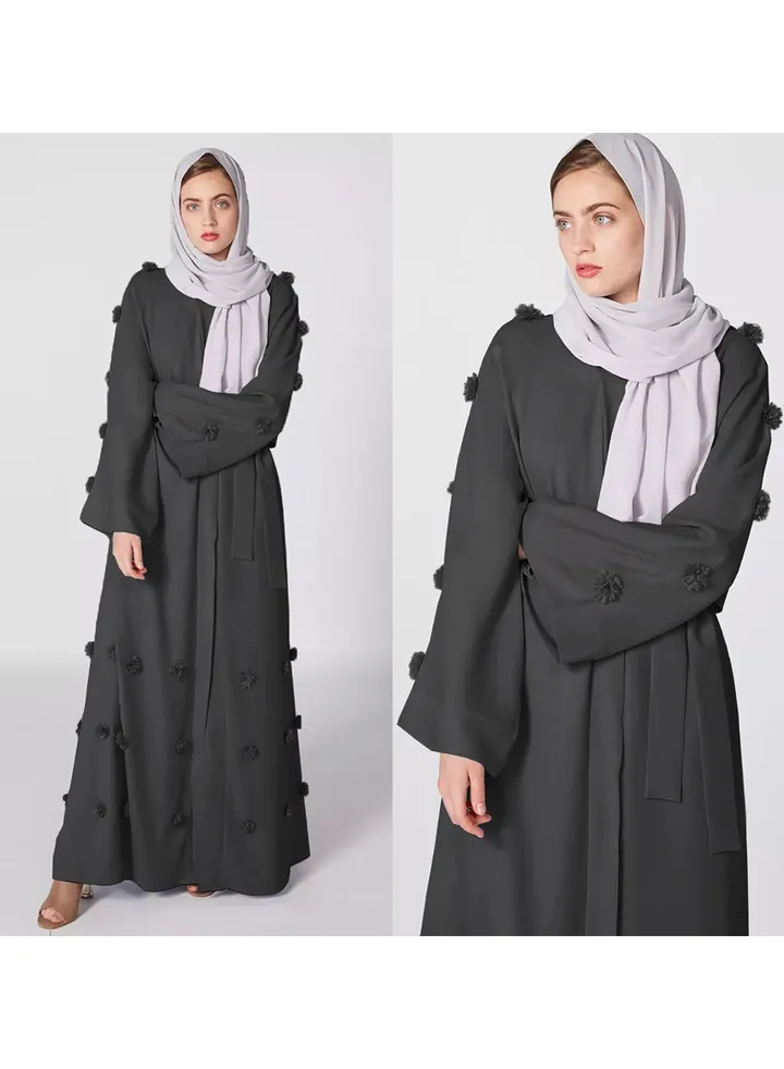 3D floral Muslim long skirt