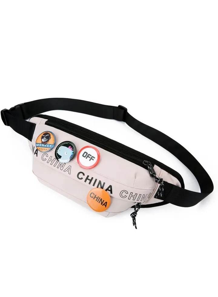 Waterproof nylon crossbody bag for men