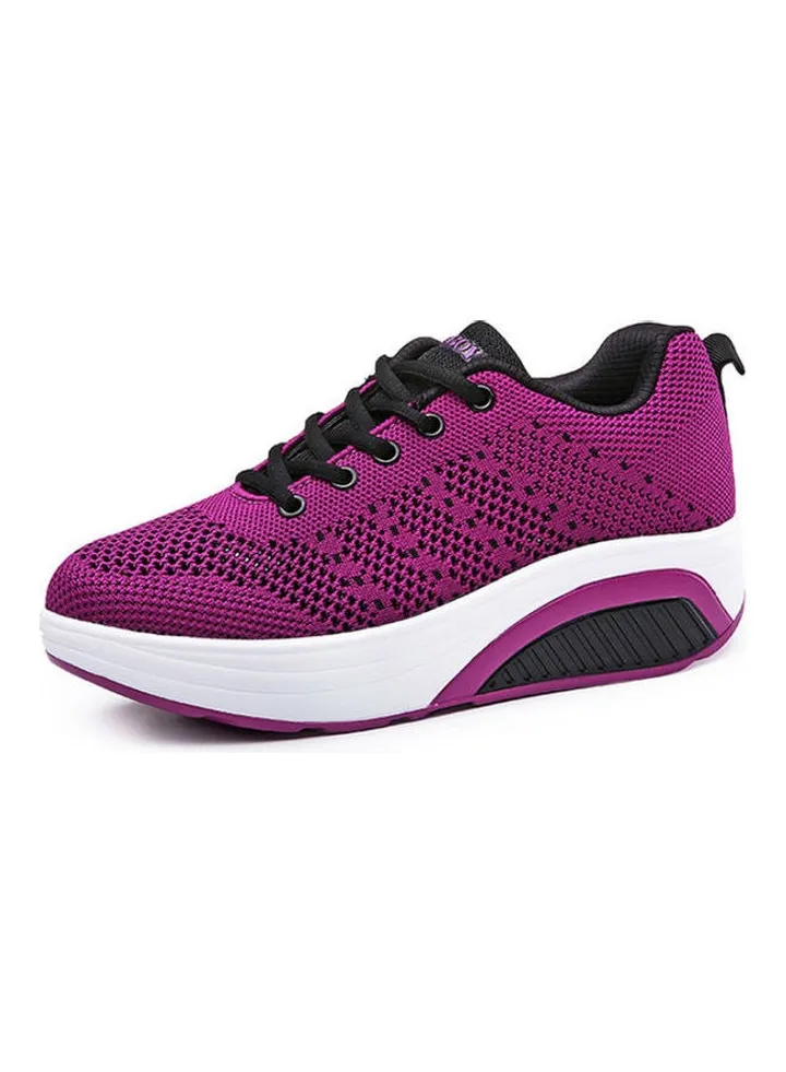 Breathable Running Sport Shoes Purple