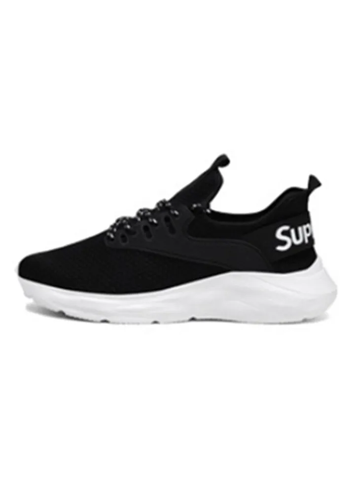 Lace-Up Running Shoes Black