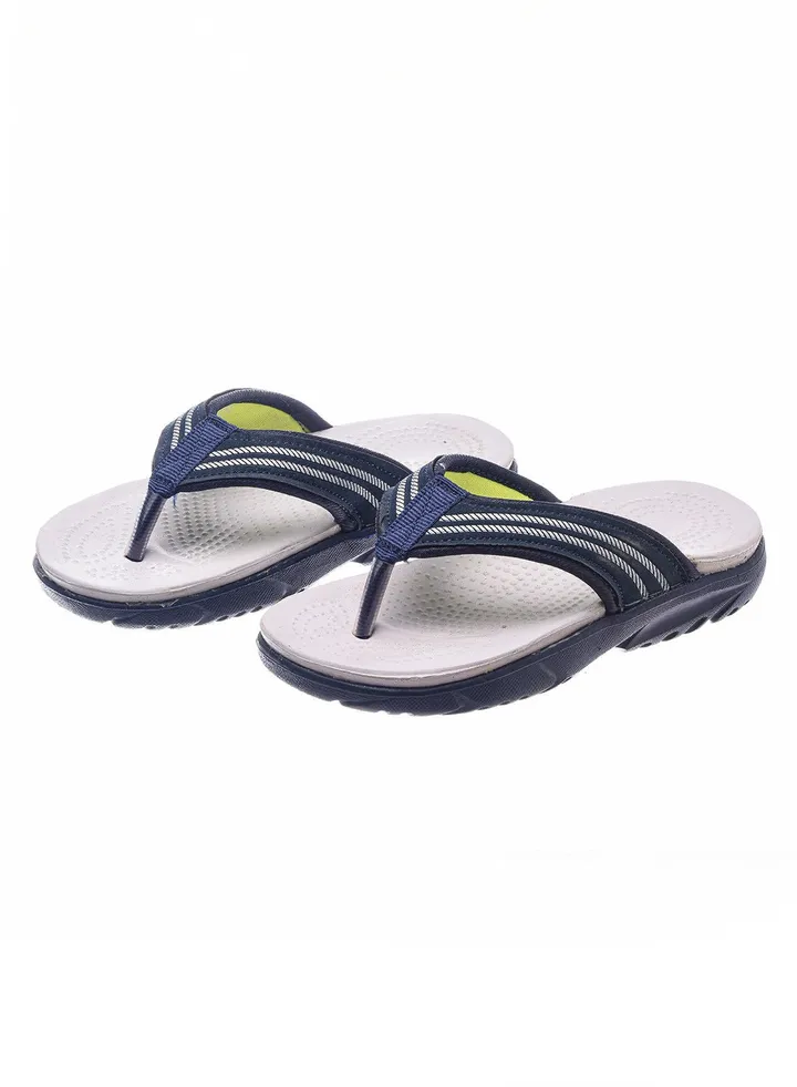 Kids unisex anti-slip flat slippers Navy / Grey