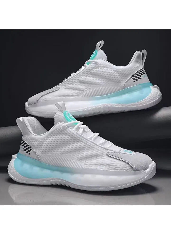 Men's Summer Breathable Mesh Casual Sports Running Basketball Coconut Shoes