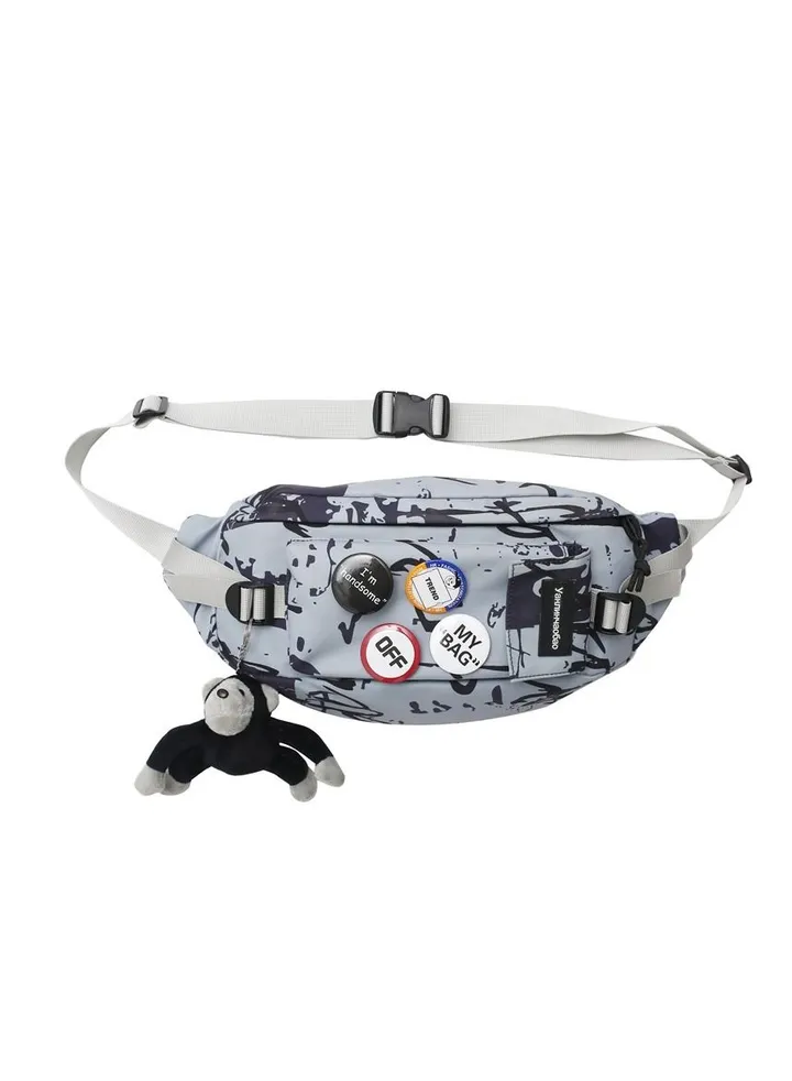Men's and women's sports students' casual waist bag