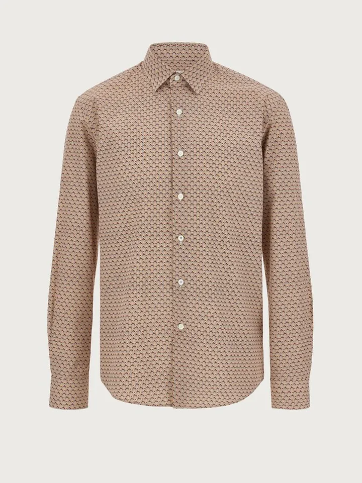 Ferragamo Men Sports shirt Beige