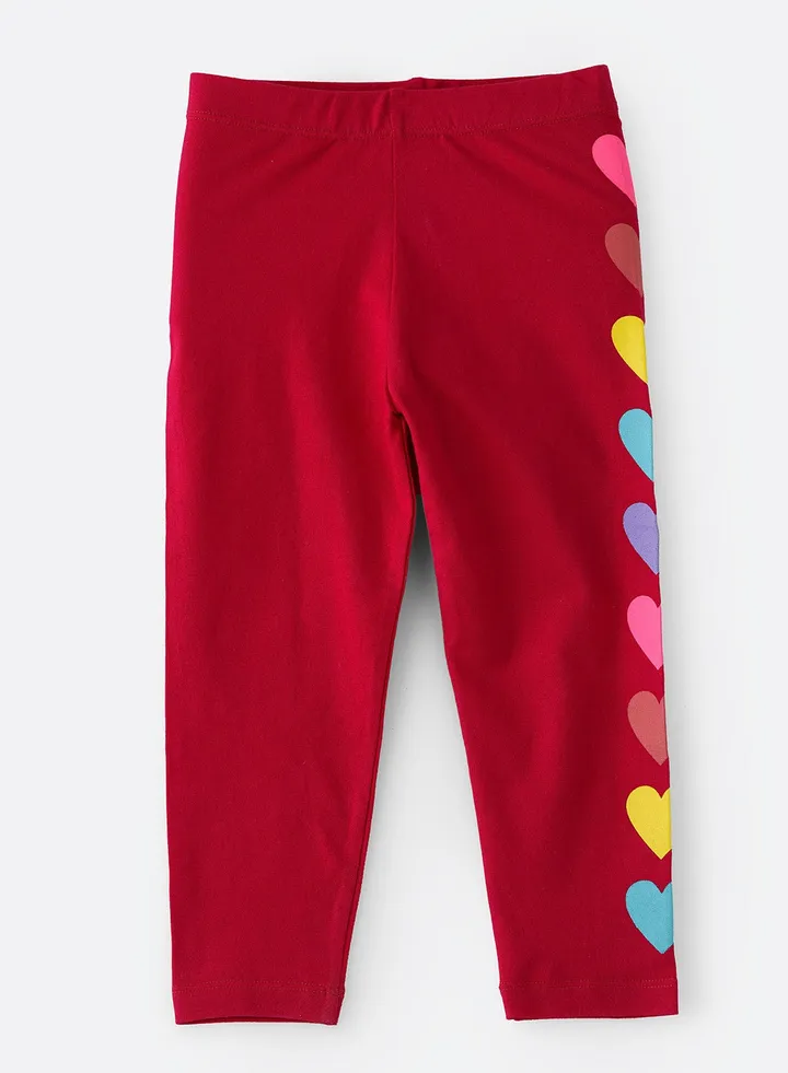 Legging with design at side seam