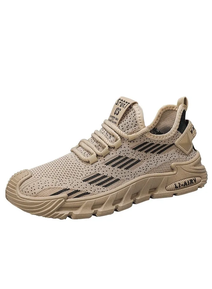 New Men's Flyweave Mesh Casual Soft Sole Sport Shoes
