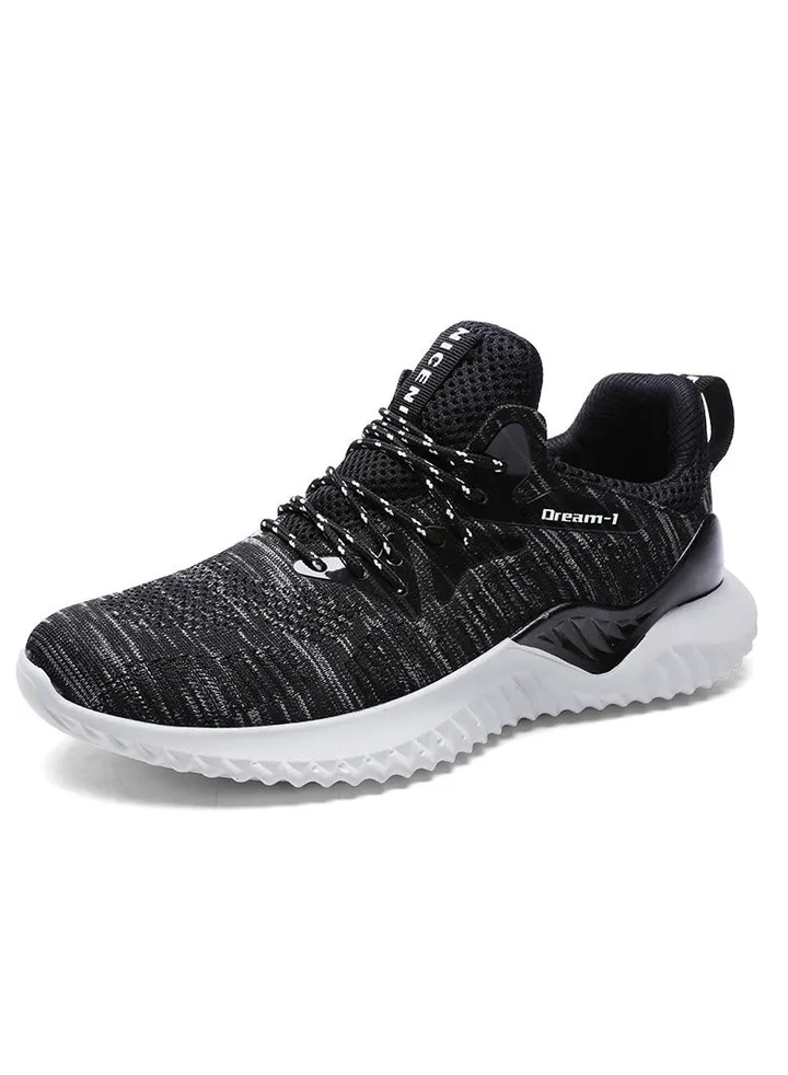 New Breathable Flyknit Sneakers Men's Shoes