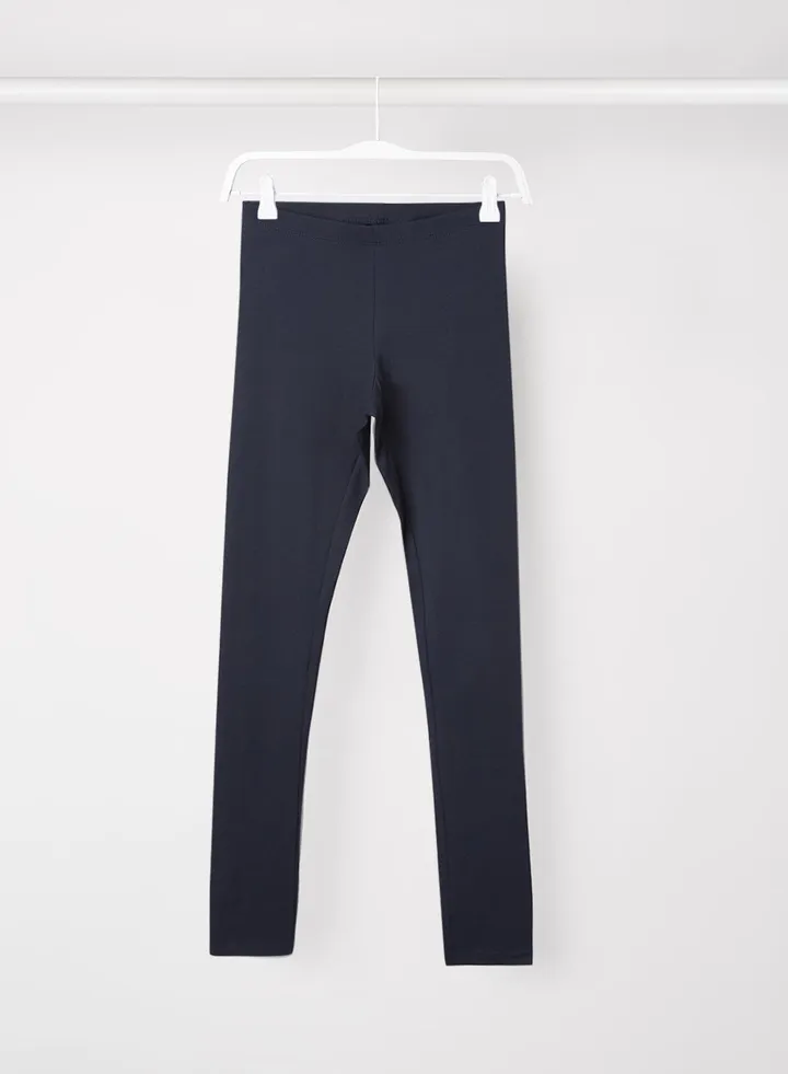 Kids/Teen Basic Cotton Leggings Dark Sapphire