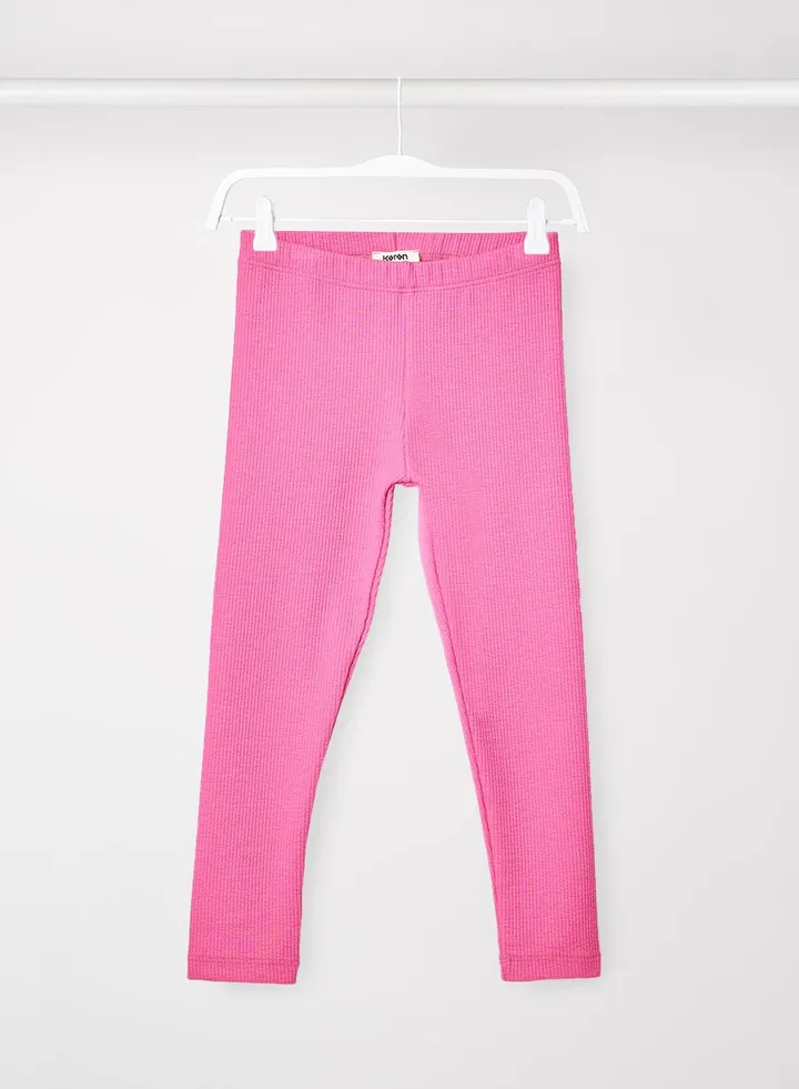 Girls Solid Leggings
