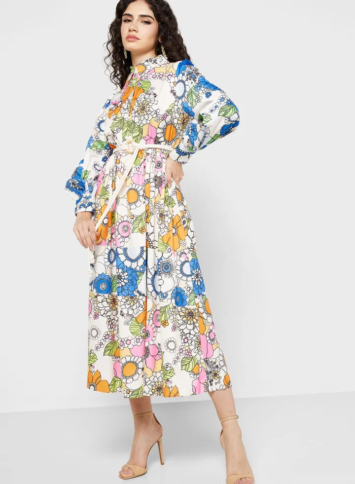 Floral Printed Dress